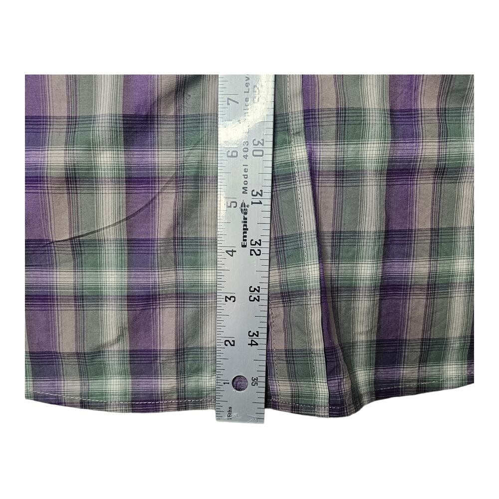 Cinch Shirt Mens Size XL Multicolor Plaid Western Cowboy Long Sleeve Button Down - Picture 5 of 8